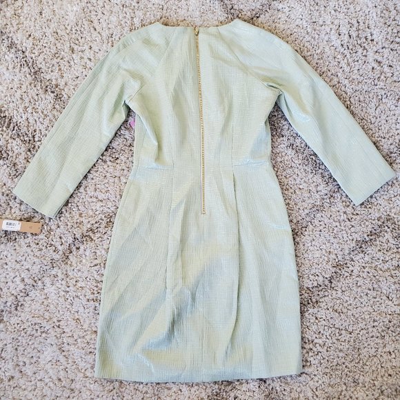 Everything Must Go! Rachel Roy Light Green Metallic Dress - Sz 2 - Picture 8 of 11